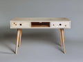 Bureau - Contreplaqué de pin-Bois massif - 118 x 50 x 76 cm - Bois naturel - Style scandinave
