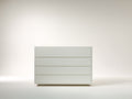 Commode - Bois d'ingénierie - 120 x 42 x 78 cm - Blanc - Style moderne minimaliste
